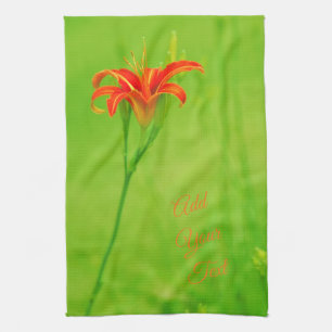 Red Blume - Personalisieren Geschirrtuch