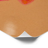 Red Blume Poster (Ecke)