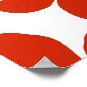 Red Blume Poster (Ecke)