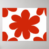 Red Blume Poster (Vorne)