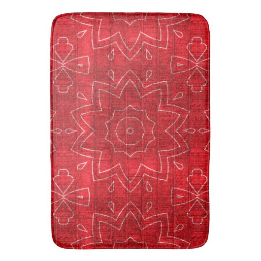 Red Blume Power Badematte (Vorderseite Vertikal)