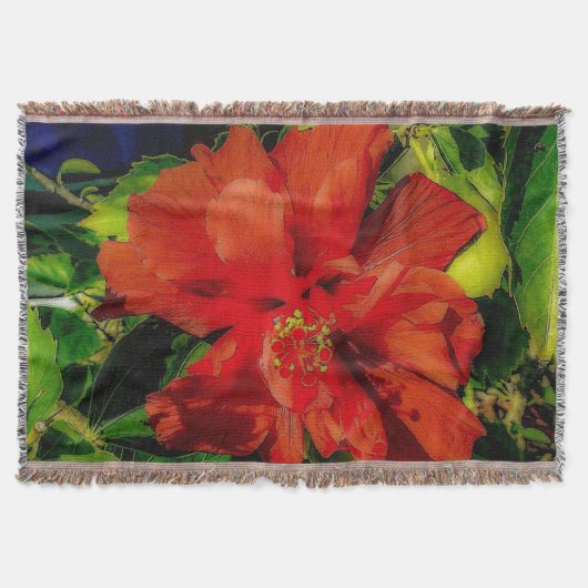 Red Blume Power Decke (Vorderseite)