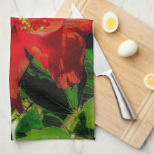 Red Blume Power Geschirrtuch (Viertel Falte)