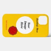 Red Blume Ribbon Template von Kenneth Yoncich Case-Mate iPhone Hülle (Rückseite (Horizontal))