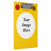 Red Blume Ribbon Template von Kenneth Yoncich Klemmbrett (Rechts)