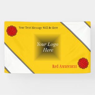 Red Blume Ribbon von Kenneth Yoncich Banner