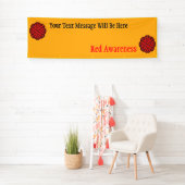 Red Blume Ribbon von Kenneth Yoncich Banner (Insitu)