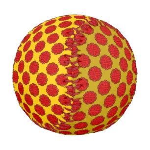 Red Blume Ribbon von Kenneth Yoncich Baseball