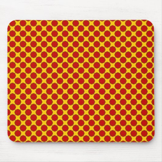 Red Blume Ribbon von Kenneth Yoncich Mousepad (Vorne)