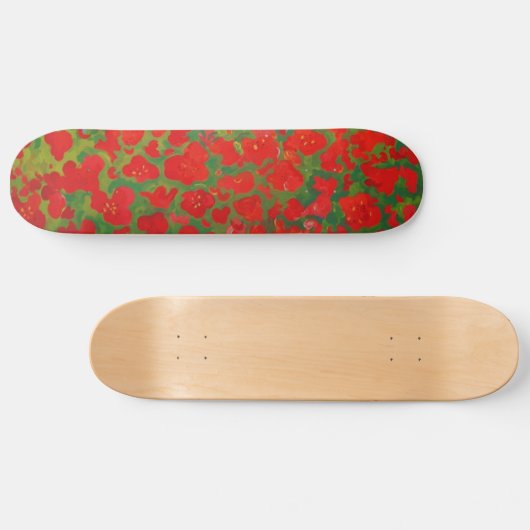 Red Blume Skateboard (Horizontal)