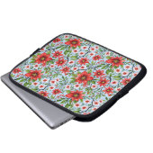 Red Blume Sky Garden Laptopschutzhülle (Vorne Knopf)