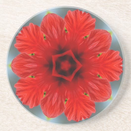 Red Blume Untersetzer (Vorne)