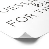 Red Blush Floral Rosen Ratings Wie viele Kisses Ga Poster (Ecke)