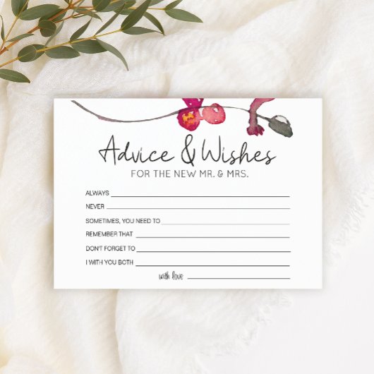 Red Blush Rose Ratschläge für Hochzeiten Briefpapier