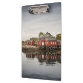 Red Boat Houses Klemmbrett (Links)