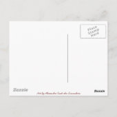 Red Boat on beach in Mundesley, Norfolk Postcard Postkarte (Rückseite)