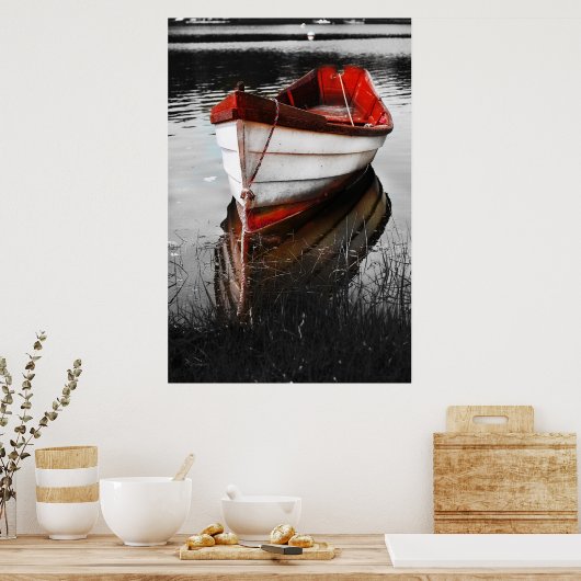 Red Boat Poster (Küche)