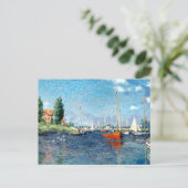 Red Boats, Argenteuil, von Claude Monet, Postkarte (Stehend Vorderseite)