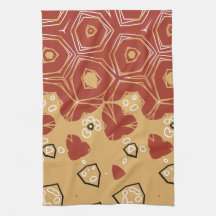 Red Boho Geometric Abstrakt 2