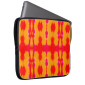Red Boho Mode. Persischer Teppich. Aquarellschicht Laptopschutzhülle (Vorne Rechts)