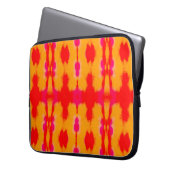 Red Boho Mode. Persischer Teppich. Aquarellschicht Laptopschutzhülle (Vorderseite Links)