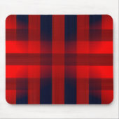 Red Bokeh Buffalo Kariert Mousepad (Vorne)