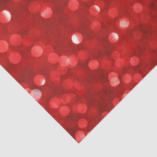 Red Bokeh Glitzer Pattern Seidenpapier (Ausschnitt)