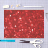 Red Bokeh Glitzer Pattern Seidenpapier (Handwerk)