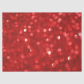 Red Bokeh Style Glitzer Seidenpapier (Vorderseite)