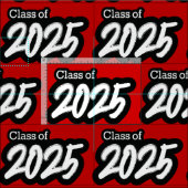 Red Bold Brush Class of 2025 Stoff (Kachel)