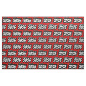 Red Bold Brush Class of 2025 Stoff (Fat Quarter (45,7 x 55,9 cm))