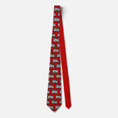 Red Bold Brush Class of 2026 Neck Tie Krawatte (Vorderseite)