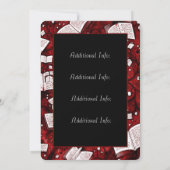 Red Book Launch Party Einladung (Rückseite)