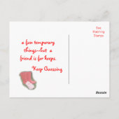 Red Boots Secret Sister Postcard - oder zu jedem A Postkarte (Rückseite)