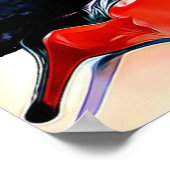 Red Bottom Heelses Louboutin Classic Black Pumps Poster (Ecke)