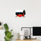 Red Bottom Heelses Louboutin Classic Black Pumps Poster (Heimbüro)