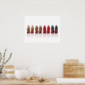 Red Bottoms Stilettos Heelses Collection Poster (Küche)