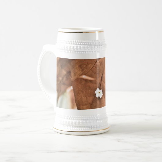 Red Bougainvillea Bierglas (Vorderseite Links)