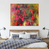 Red Bougainvillea Blume Impressionismus Kunst, Dic Leinwanddruck (Insitu (Schlafzimmer))