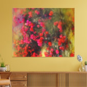 Red Bougainvillea Blume Impressionismus Kunst, Dic Leinwanddruck (Insitu (Wohnzimmer))