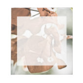 Red Bougainvillea Notizblock (Vorderseite)