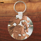 Red Bougainvillea Schlüsselanhänger (Vorderseite)