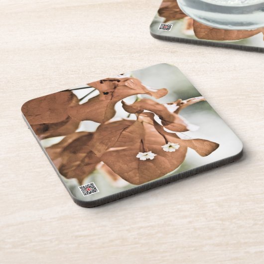 Red Bougainvillea Untersetzer (Linke Seite)