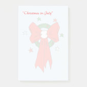 Red Bow - Anmerkungen Post-it Klebezettel (Vorderseite)