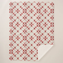 Red Bow Blanket: Stil und Komfort kombiniert Sherpadecke