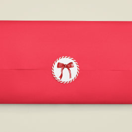 Red Bow Candy Cane Weihnachtsgeschenke Sticker