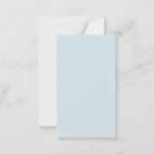 Red Bow Frohe Weihnachten Personalisierte Note Car Mitteilungskarte (Rückseite)