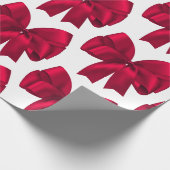 Red Bow Geschenkpapier (Ecke)