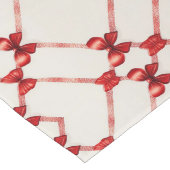 Red Bow Großer Tischläufer (Ecke)