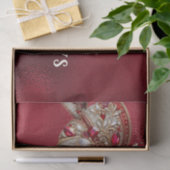 Red Bow Holiday Tissue Paper Seidenpapier (Geschenk)